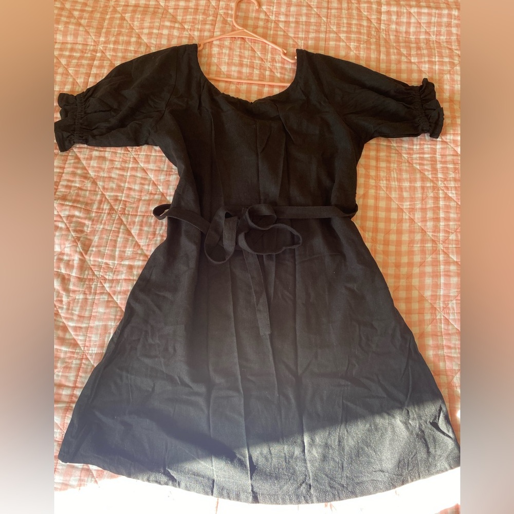 Black With Jean Dress